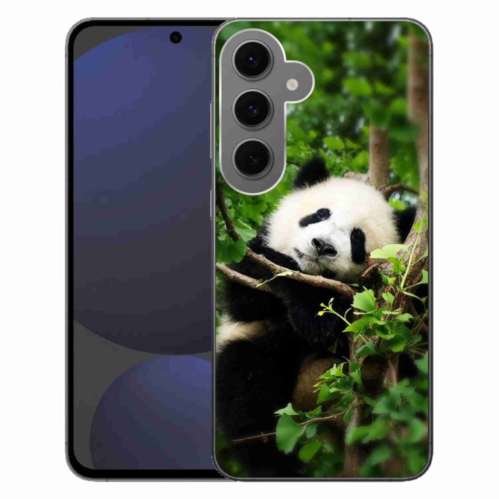 Gél védőhuzat mmCase Samsung Galaxy S24 FE készülékhez - panda
