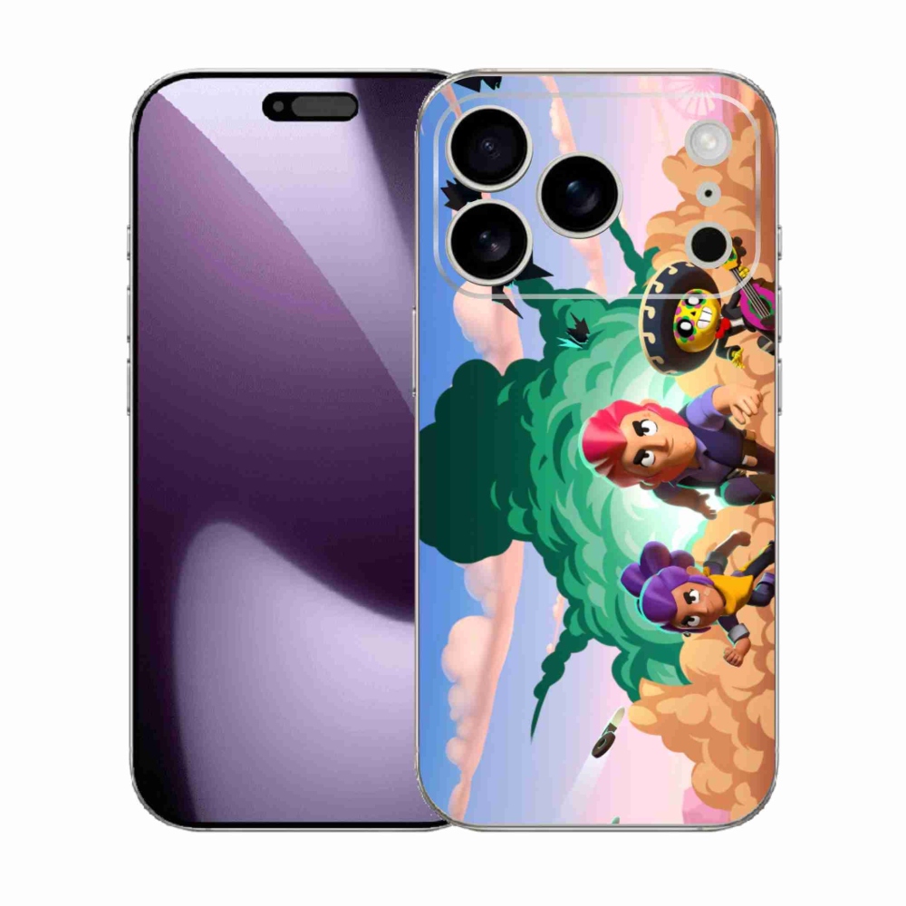 Zselés borítás mmCase iPhone 17 Pro készülékhez - verekedős csillagok