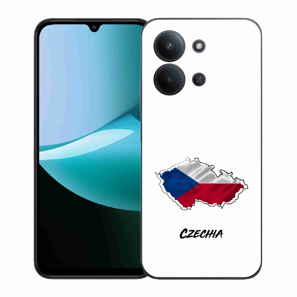 Gél borítás mmCase a Xiaomi Redmi 15C 4G (171mm)/Poco C85 4G (171mm) - Csehország fehér háttérrel