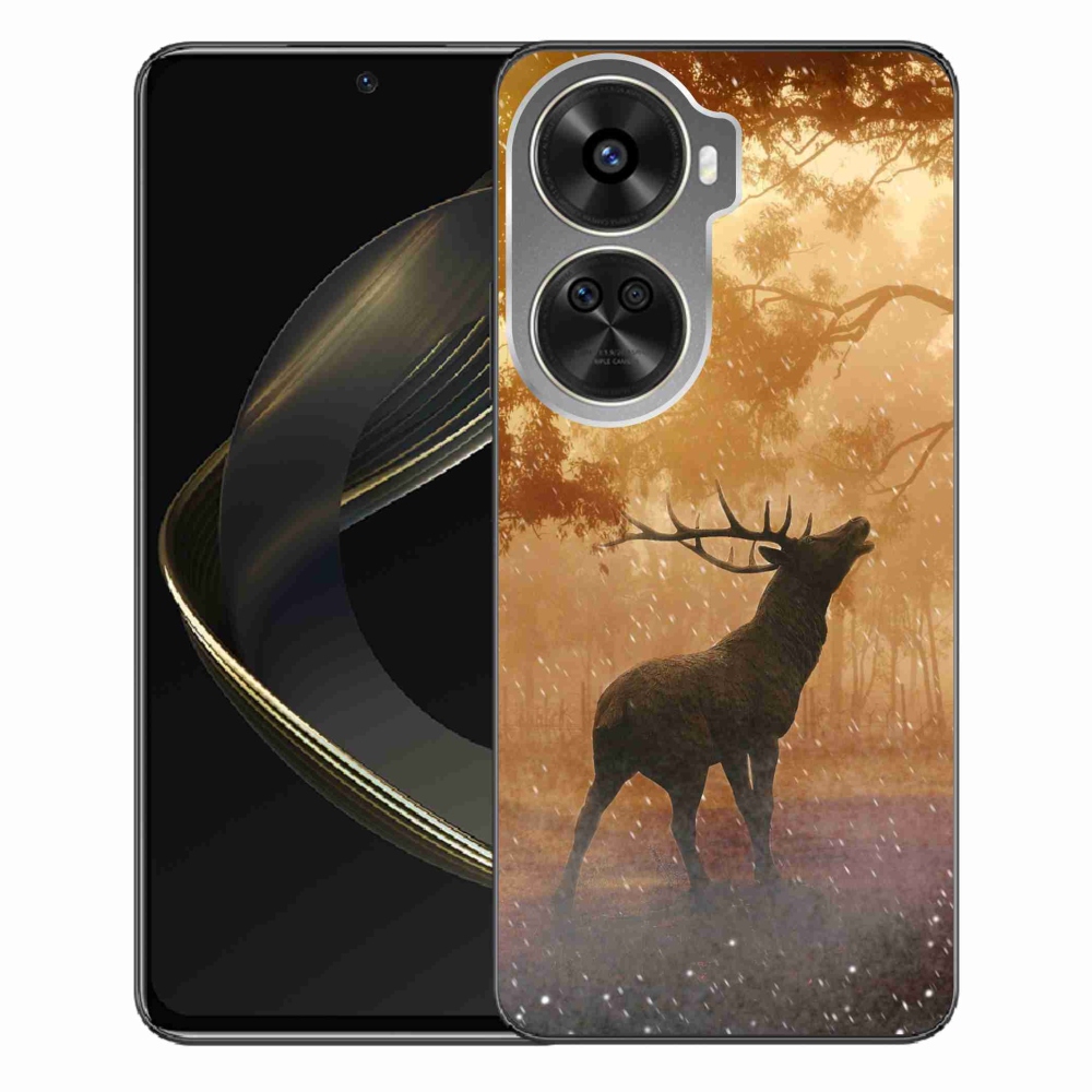 Zselés borítás mmCase a Huawei Nova 12 SE-hez - szarvasok a szarvasbőgésben