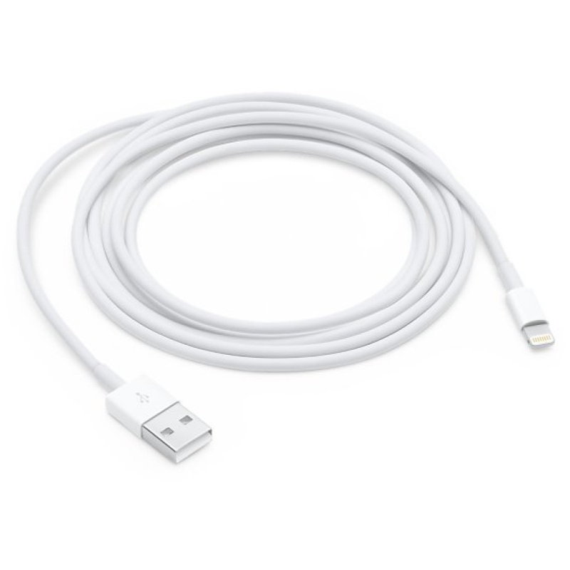iPhone 5 adatkábel 1m fehér OEM (Bulk)