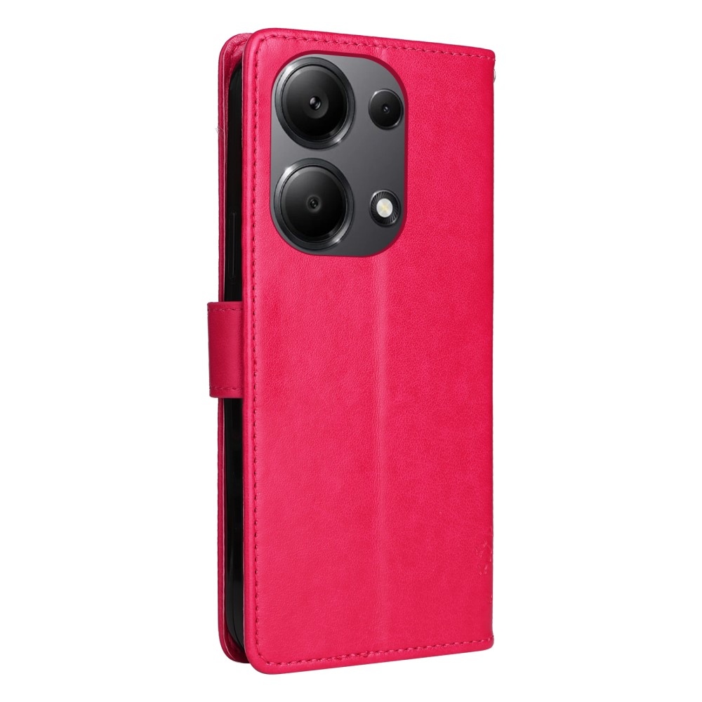 Fák könyv tokja Xiaomi Redmi Note 13 Pro 4G/Poco M6 Pro - rózsaszínű