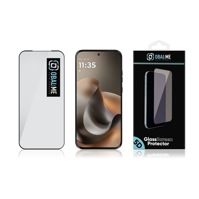 CSOMAG:ME 5D edzett üveg Motorola G77 Fekete