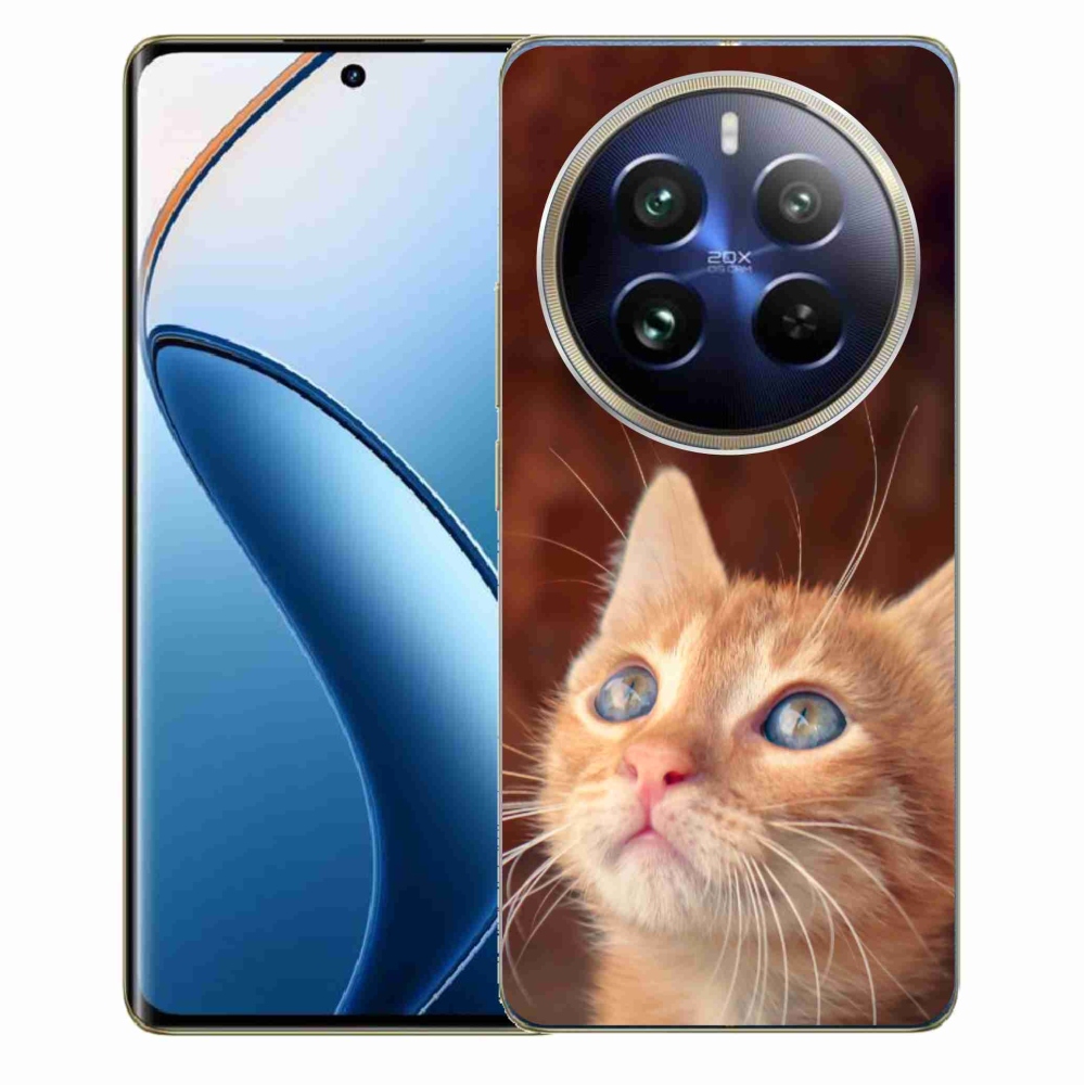Gél borítás mmCase a Realme 12 Pro 5G/12 Pro+ 5G számára - pillangó és cica