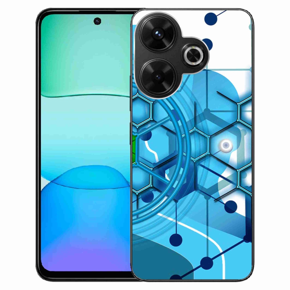 Gél borítás mmCase a Xiaomi Redmi 13 4G/Poco M6 4G számára - absztrakt minta 2