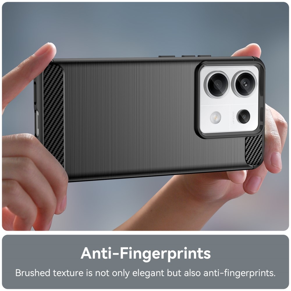 Szénálló zselés tok Xiaomi Redmi Note 13 Pro 5G/Poco X6 5G - fekete