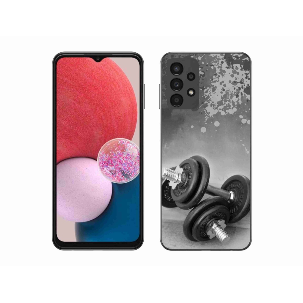 Zselés borítás mmCase Samsung Galaxy A13 4G készülékhez - súlyzók 1