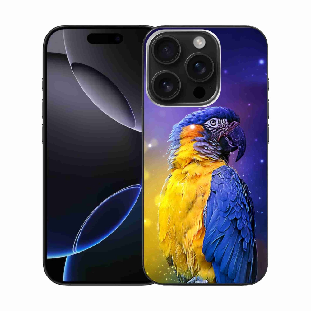 Gél tok mmCase iPhone 16 Pro készülékhez - papagáj ara 1