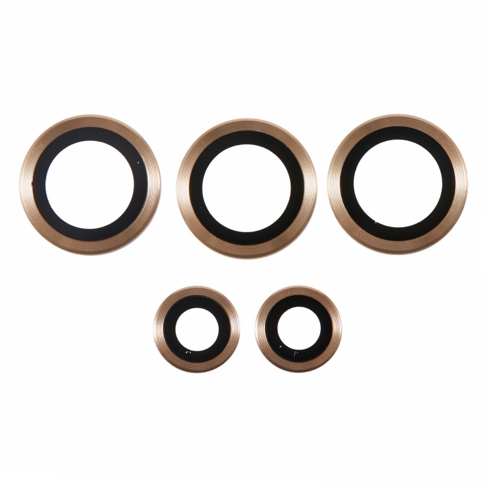 Fém kamera lencse üveg Samsung Galaxy S25 Ultra (3 különálló üveg) - arany