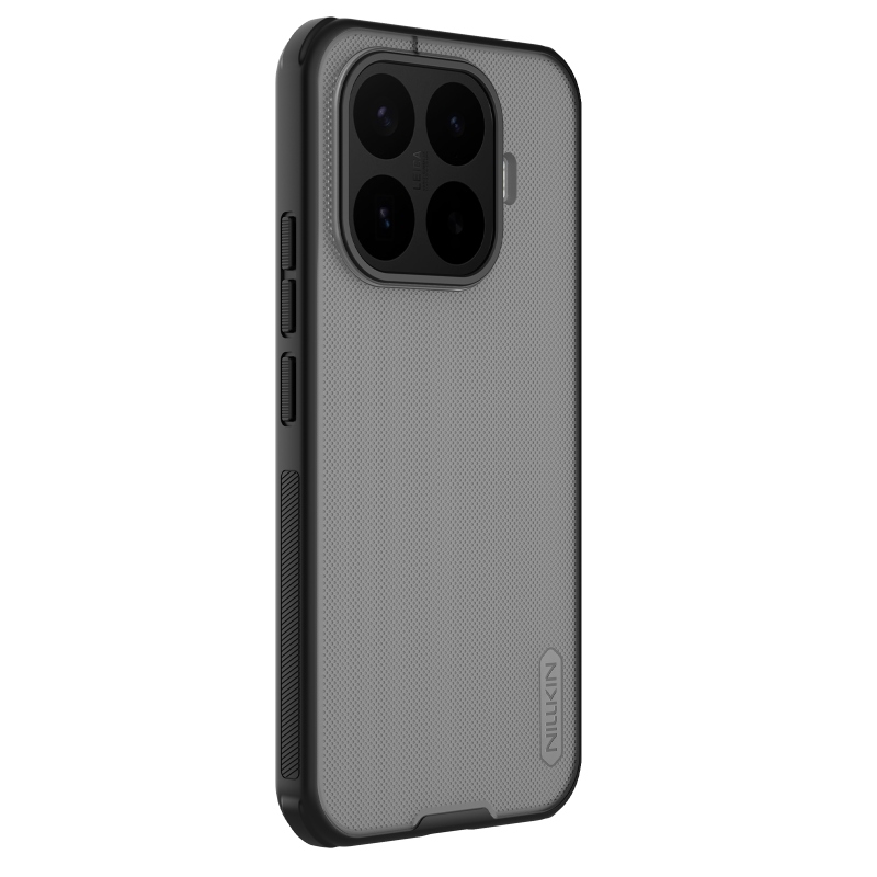 Nillkin Super Frosted PRO hátsó tok a Xiaomi 17T-hez, átlátszó fekete