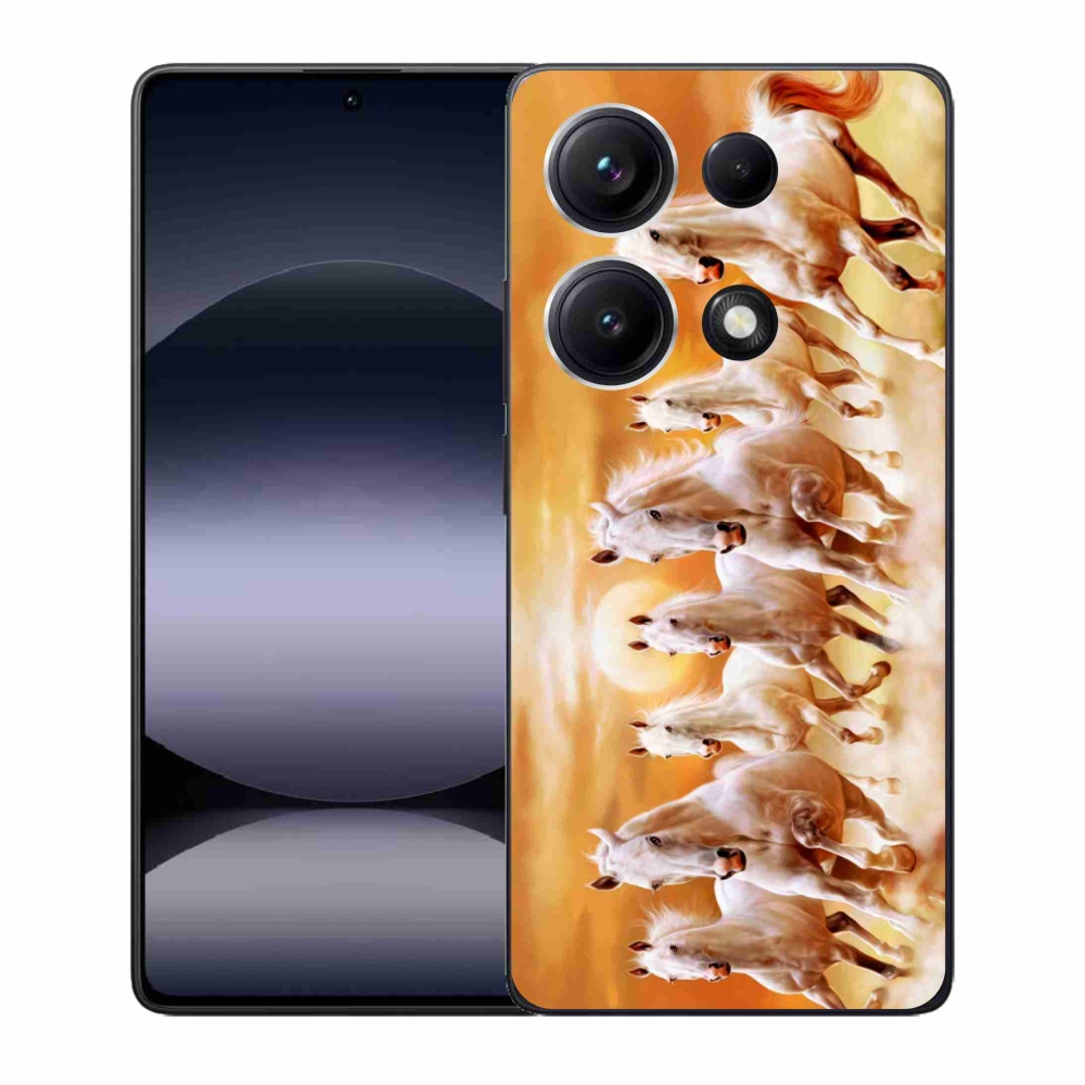 Gél borítás mmCase a Xiaomi Redmi Note 14S-hez - lovak 2