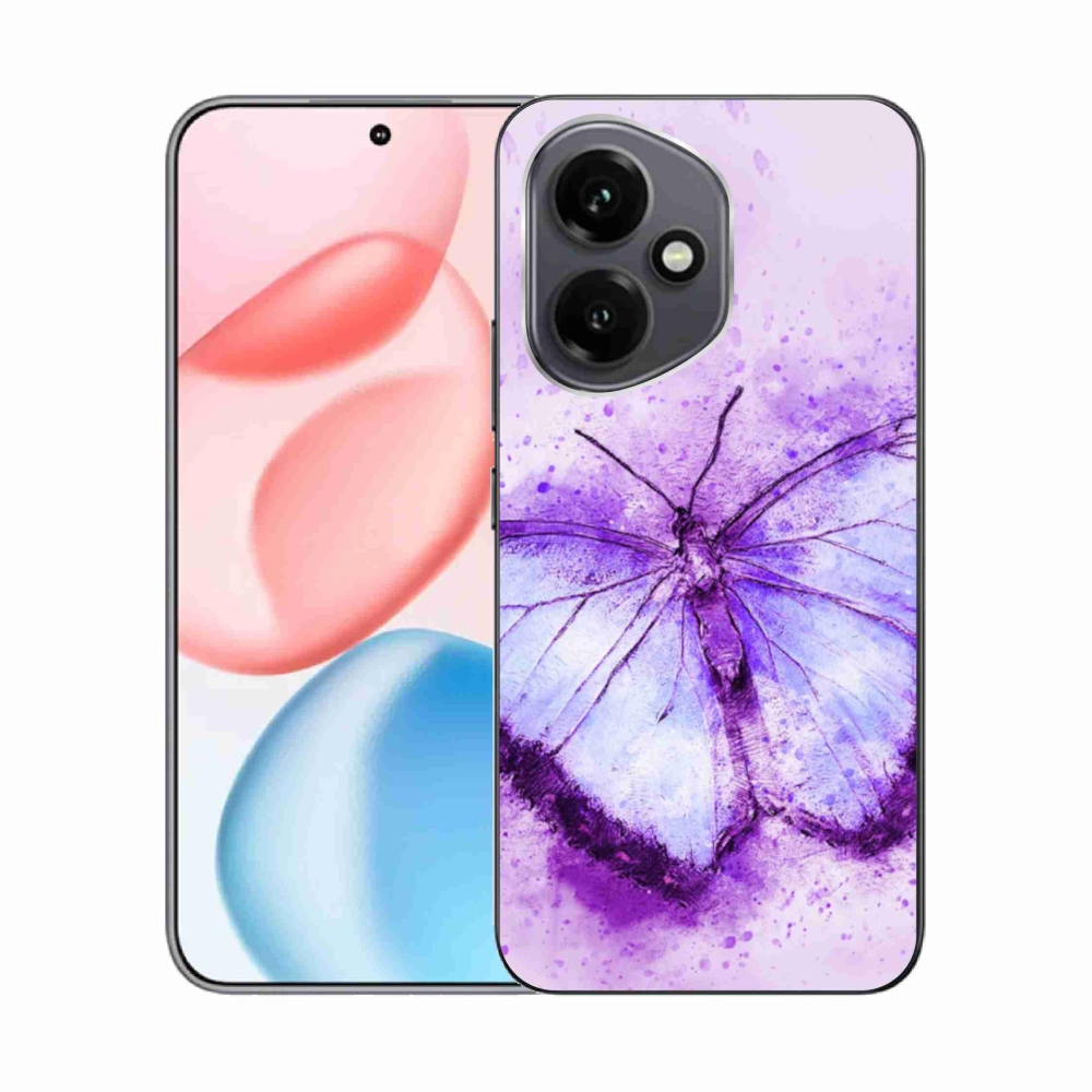 Zselés borítás mmCase a Honor 400-hoz - lila pillangó