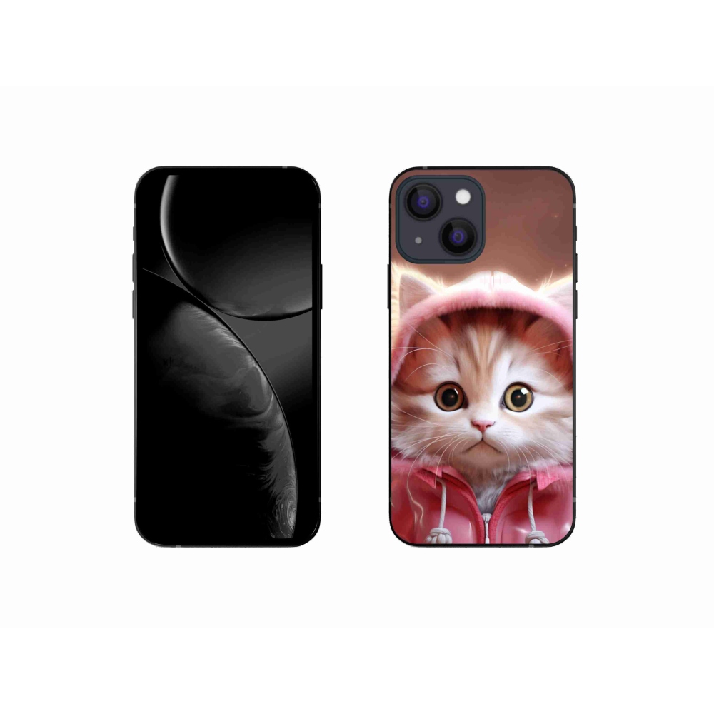 Gél borítás mmCase iPhone 13 mini 5.4 készülékhez - aranyos cica 3