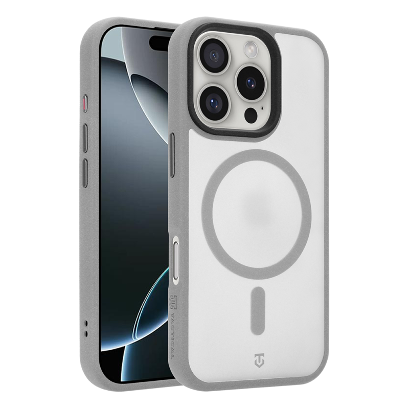 Tactical MagForce Hypersand tok az Apple iPhone 16 Pro-hoz, világosszürke