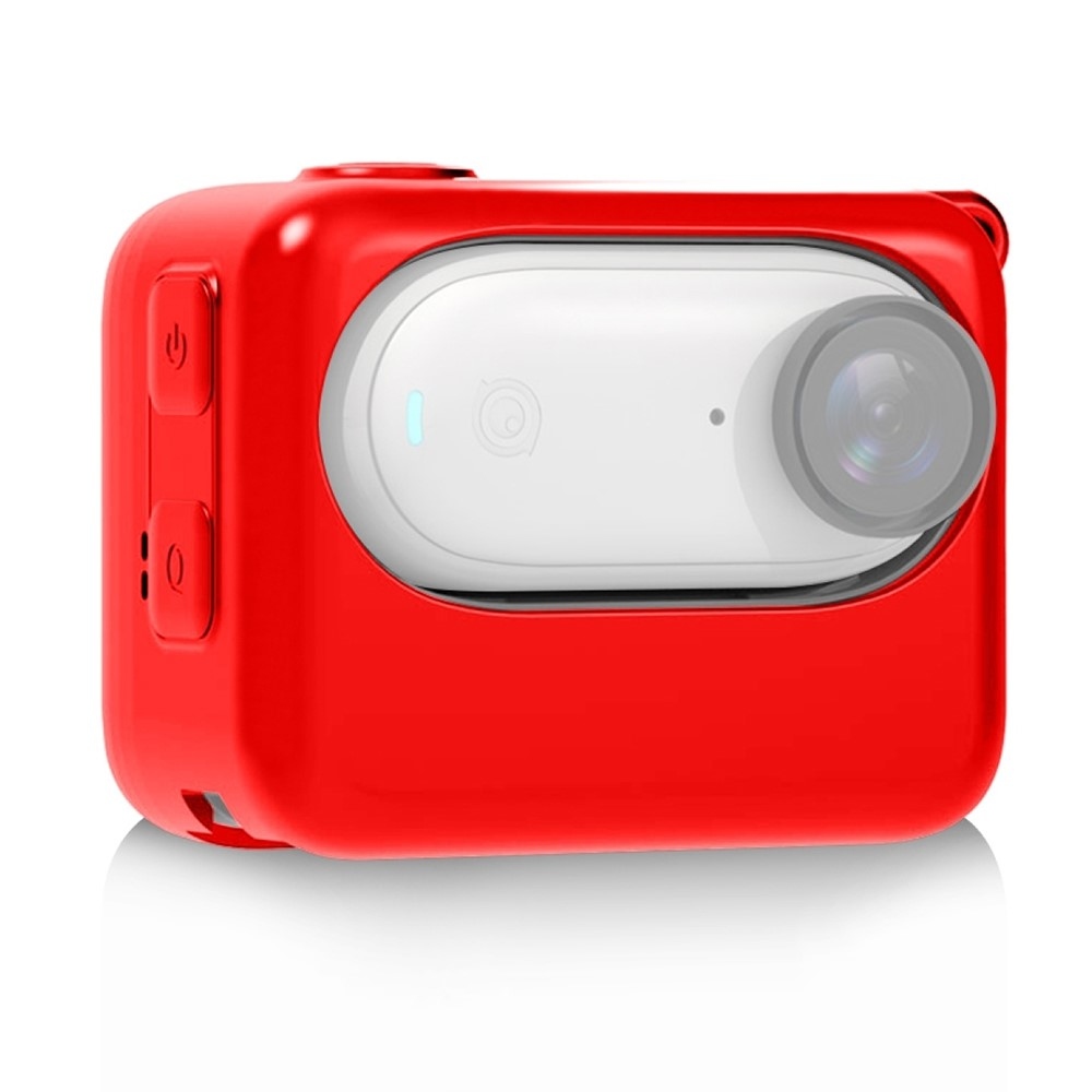 PULUZ szilikon védőtok Insta360 GO 3 / GO 3S töltőtokhoz - piros