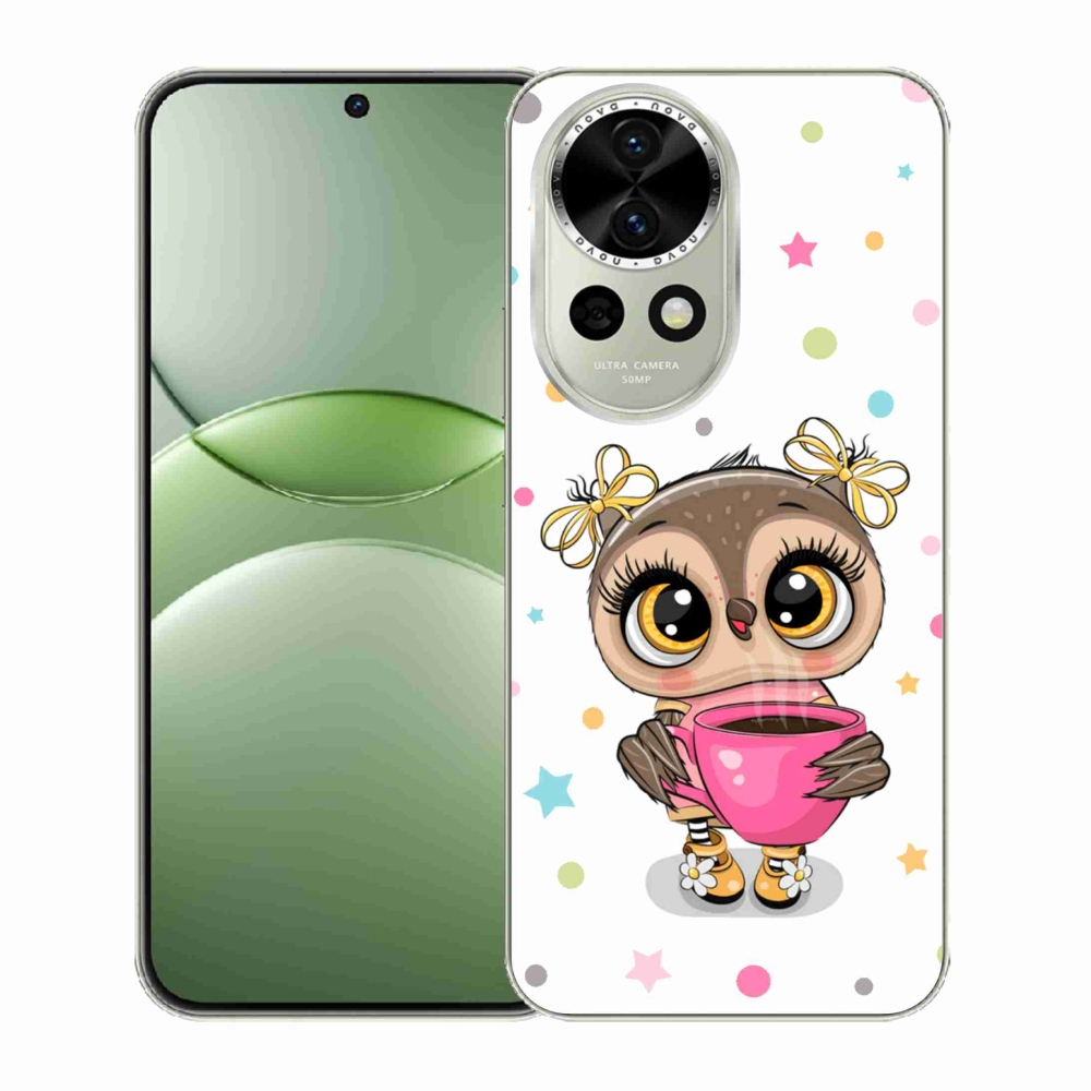 Gél borító mmCase a Huawei Nova 13 5G készülékhez - rajzfilm bagoly
