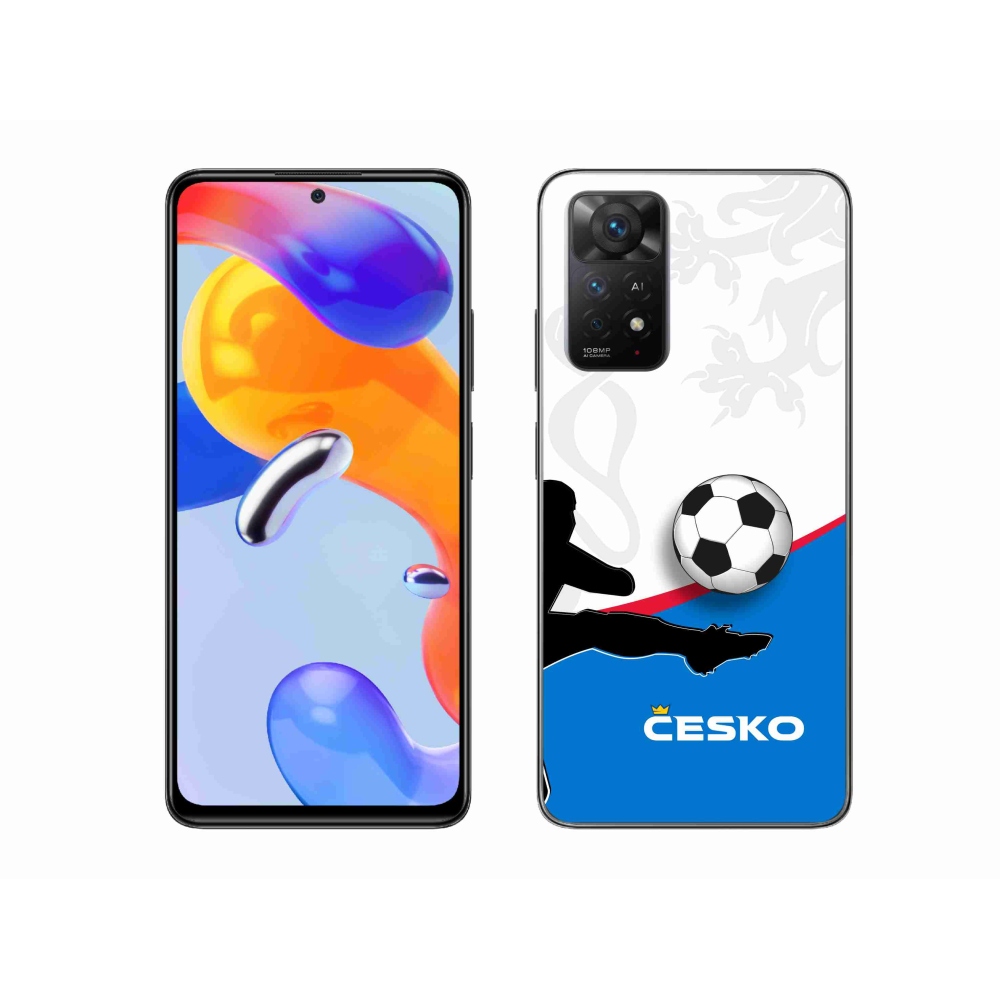 Gél borítás mmCase a Xiaomi Redmi Note 11 Pro 4G/5G - futball Csehország 3