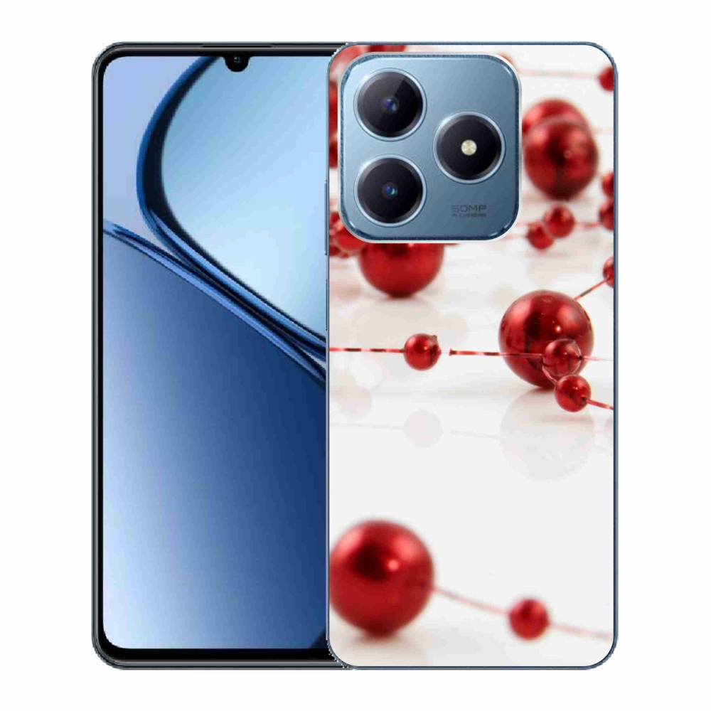 Gél borítás mmCase a Realme C63 készülékhez - Karácsonyi lánc