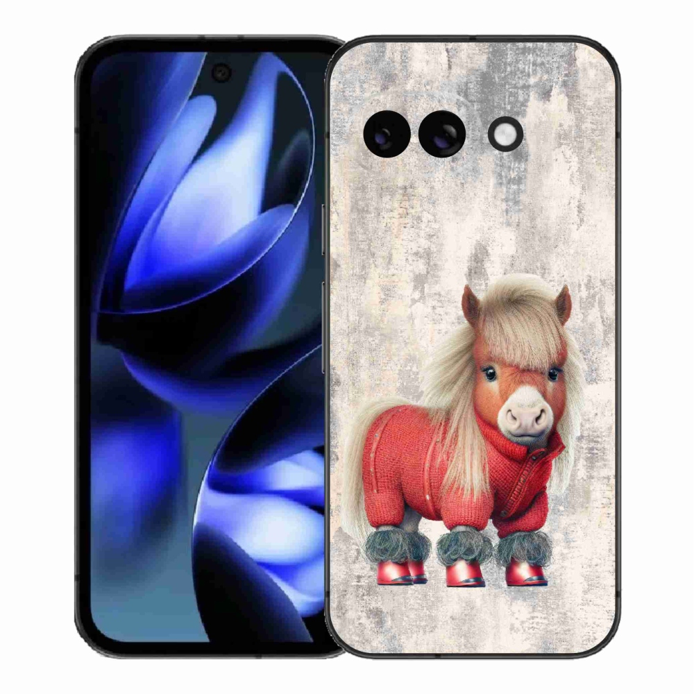 Gél borítás mmCase a Google Pixel 9a számára - póni pulóverben