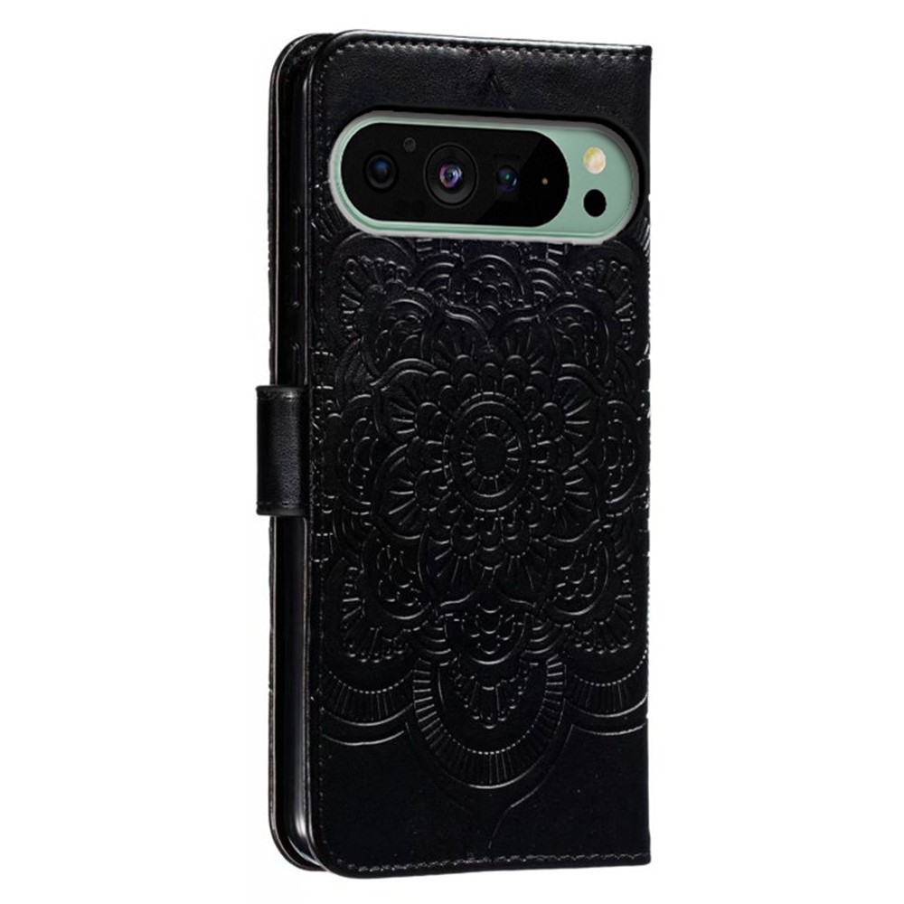 Mandala könyv tok Google Pixel 10 Pro/Pixel 10/9 Pro/9 - fekete