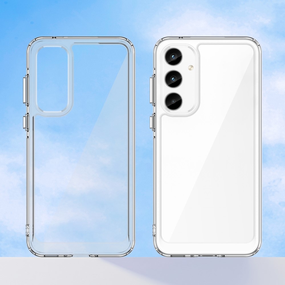 Gél tok rögzített hátlappal Samsung Galaxy A35 5G - átlátszó