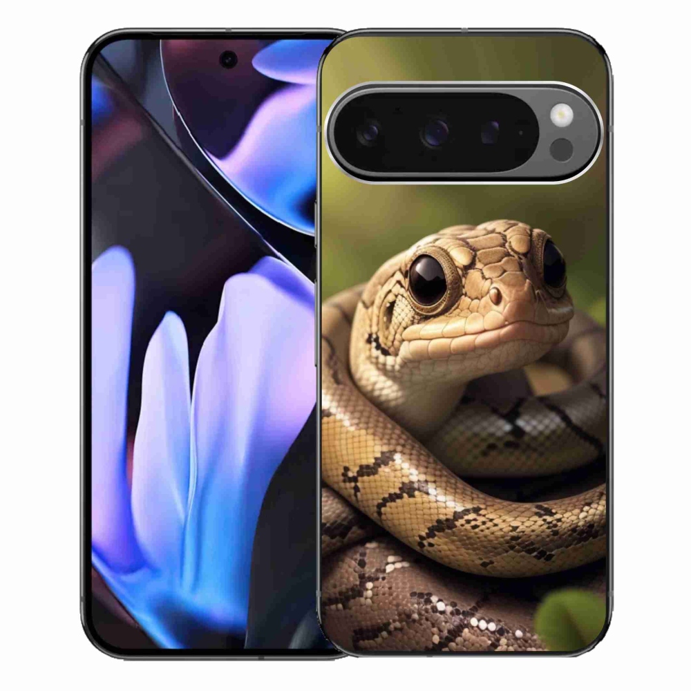 Gél borítás mmCase a Google Pixel 9 Pro XL-hez - kígyó 1