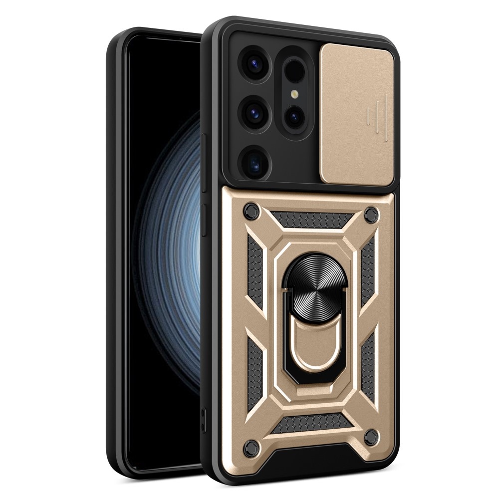 Csúszásálló borítás Samsung Galaxy S24 Ultra készülékhez - arany színű