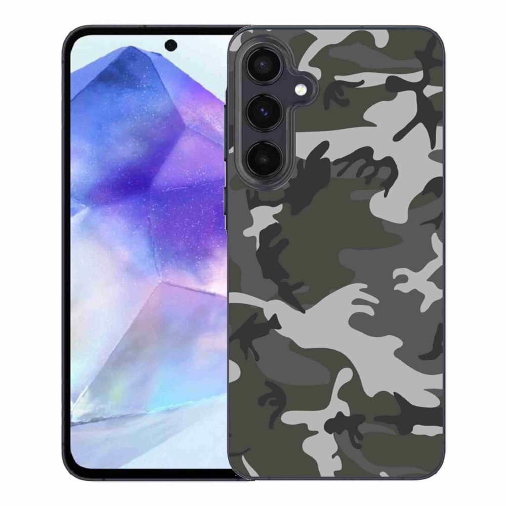 Gél védőhuzat mmCase Samsung Galaxy A55 5G - terepszínű mintázatú tokhoz