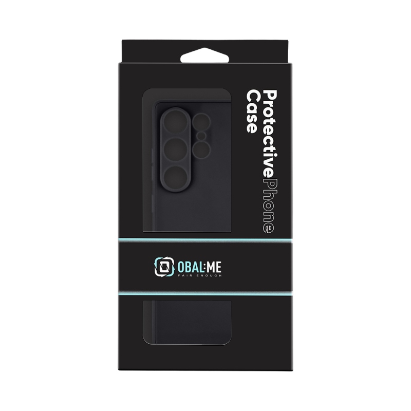 Borító:ME matt TPU borító a Samsung Galaxy S25 Ultra Black számára