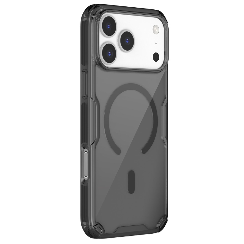 Nillkin Nature TPU PRO mágneses borító Apple iPhone 17 Pro Max-hoz Átlátszó fekete