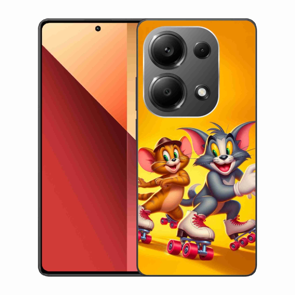 Gél borítás mmCase a Xiaomi Redmi Note 13 Pro 4G/Poco M6 Pro számára - tom a jerry