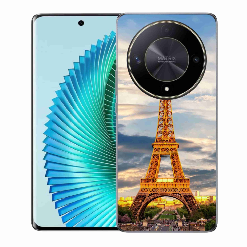 Gél borítás mmCase a Honor Magic 6 Lite 5G számára - eiffel torony 3