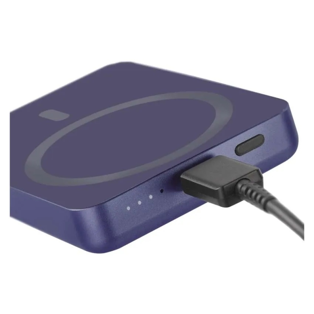 Powerbank EMOS WI 522, 5000 mAh, 20 W+vezeték nélküli - kék