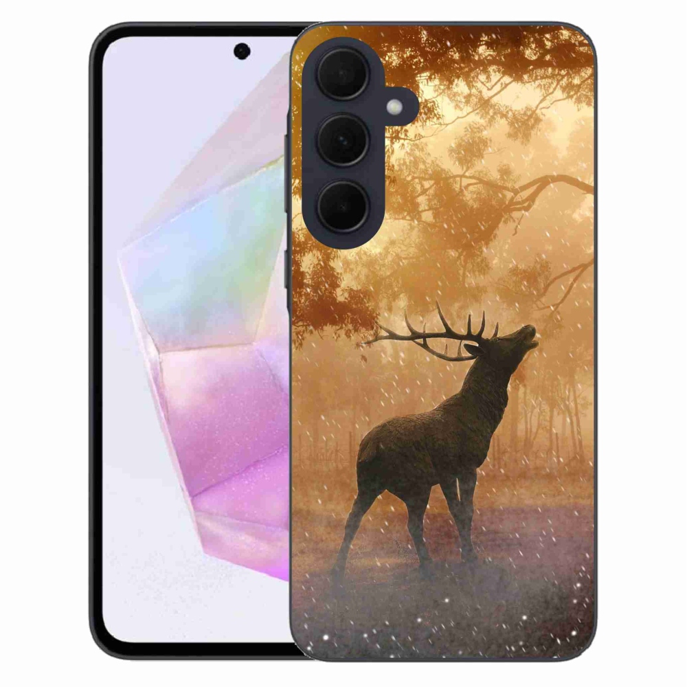 Zselés borítás mmCase Samsung Galaxy A35 5G - szarvas a vadászaton