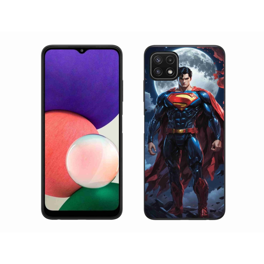 Gél védőhuzat mmCase Samsung Galaxy A22 5G - superman