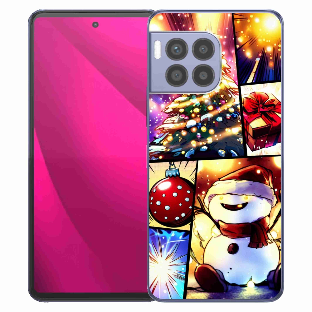 Zselés borító mmCase a T-Mobile T Phone 2 Pro készülékhez - Karácsonyi motívumok 1