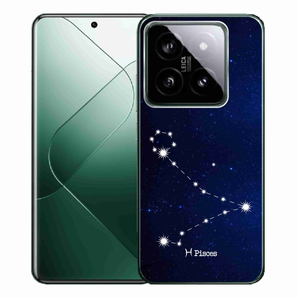 Gél borítás mmCase a Xiaomi 14 Pro számára - csillagkép Halak