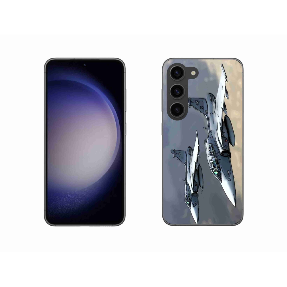 Gél borítás mmCase Samsung Galaxy S23 5G - vadászgépek számára