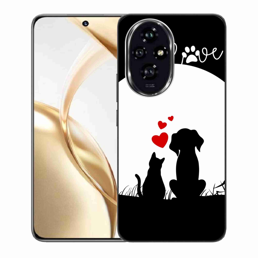 Gél tok mmCase a Honor 200 5G számára - állatszerelem