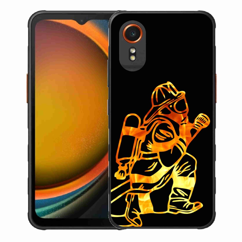 Gél borítás mmCase Samsung Galaxy Xcover 7 - tűzoltó 1