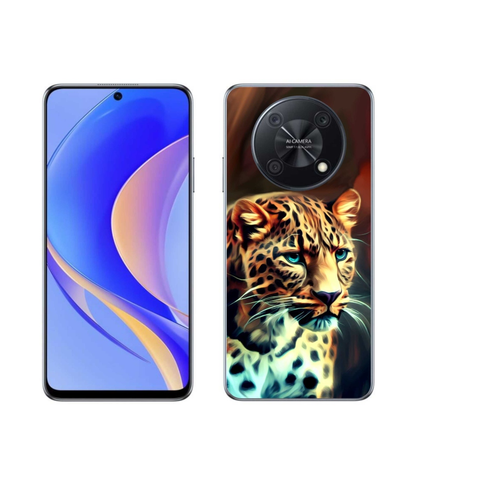 Gél borítás mmCase a Huawei Nova Y90 készülékhez - leopárd
