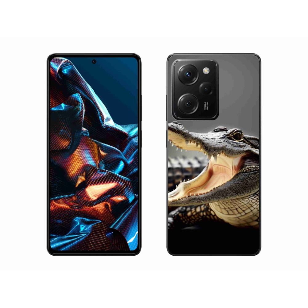 Gél borítás mmCase a Xiaomi Poco X5 Pro 5G-hez - krokodil