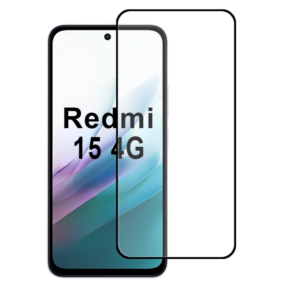 Teljes képernyő edzett üveg Xiaomi Redmi 15 4G (171mm)