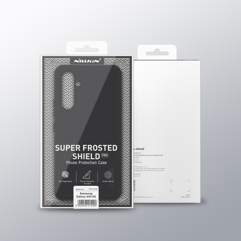 Nillkin Super Frosted PRO hátlap a Samsung Galaxy A54 5G számára Fekete