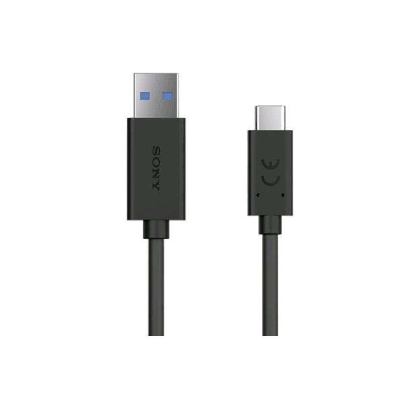 UCB-20 Sony USB-C adatkábel 3A 1m fekete (szervizcsomag)