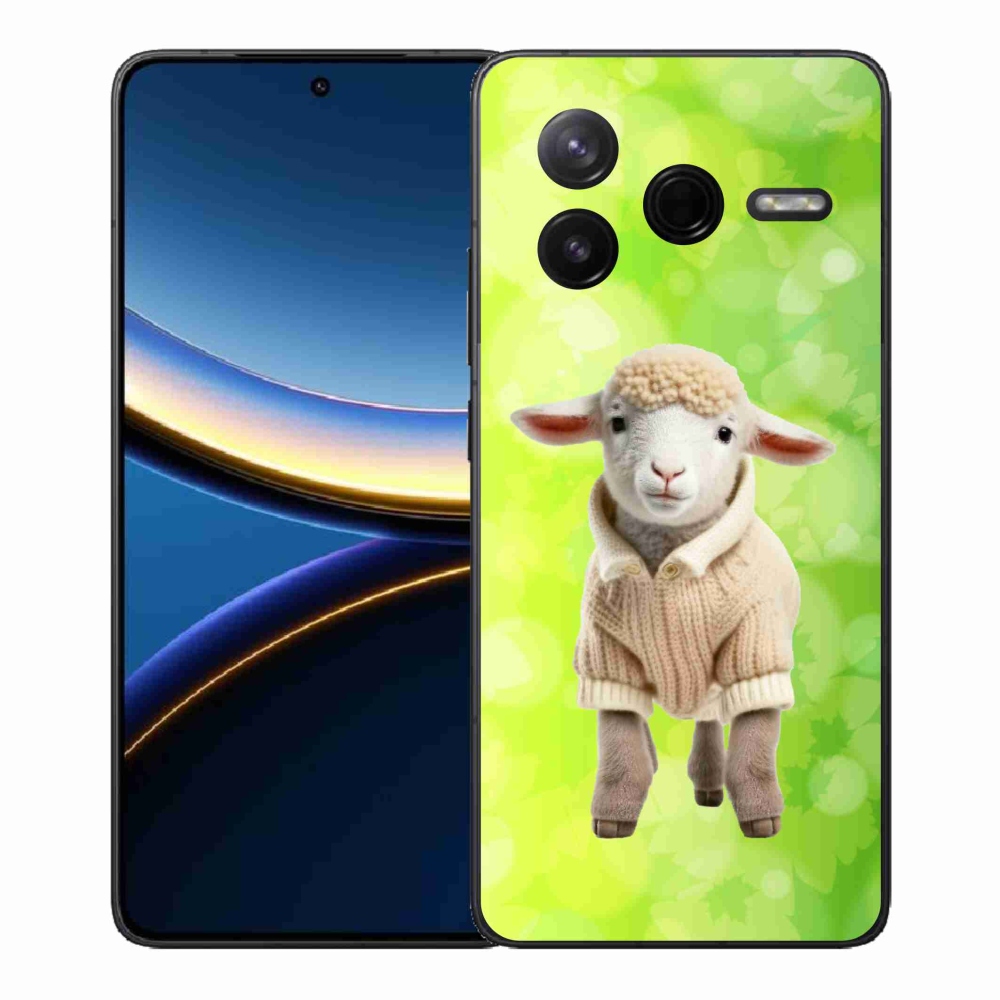 Gél borítás mmCase a Xiaomi Poco F7 Pro számára - bárány pulóverben