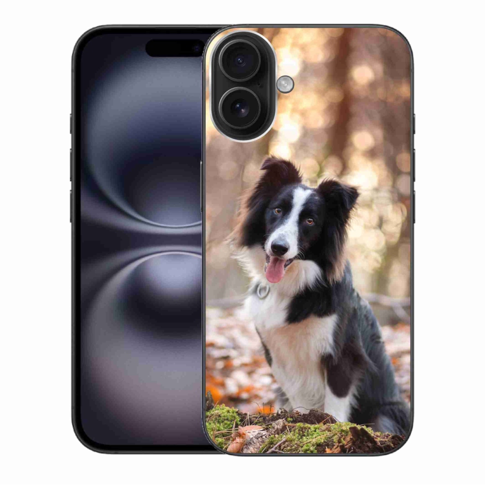 Gél tok mmCase iPhone 16 Plus készülékhez - border colie 1