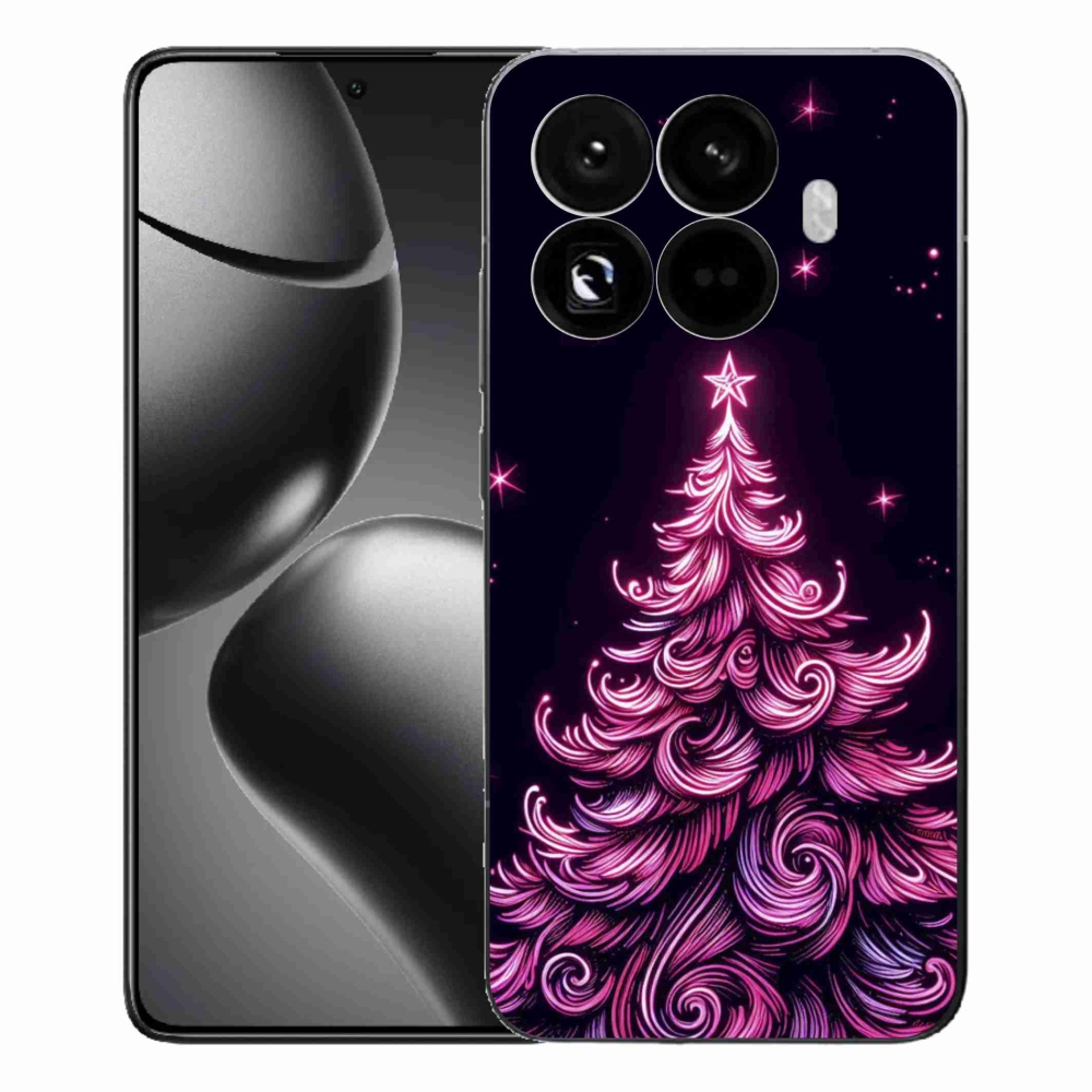 Gél borítás mmCase a Xiaomi 15T Pro számára - neon karácsonyfa 2