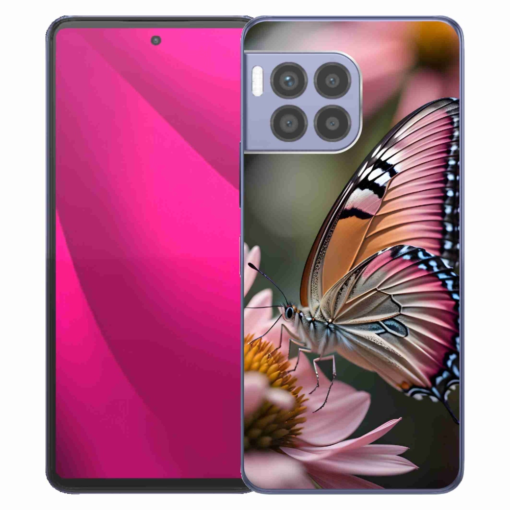 Zselés borítás mmCase a T-Mobile T Phone 2 Pro készülékhez - színes pillangó