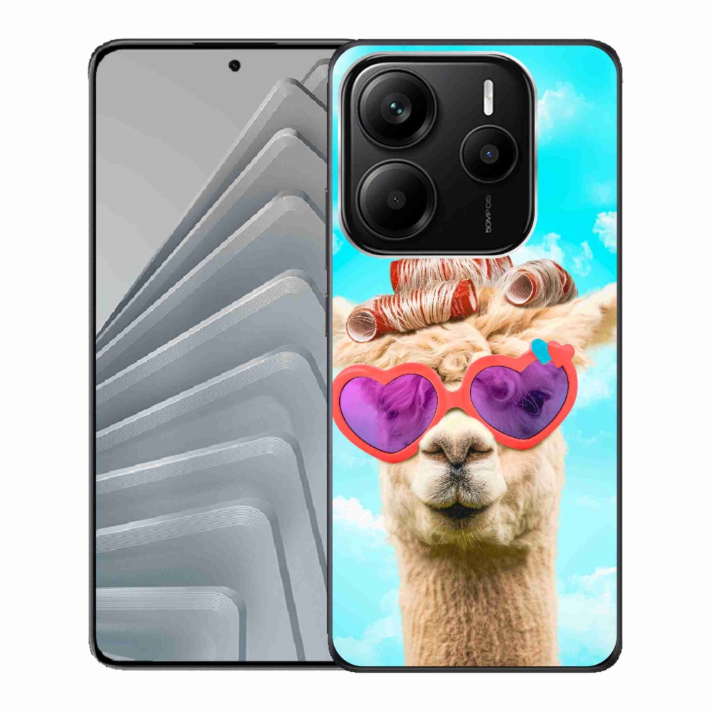 Gél borítás mmCase a Xiaomi Redmi Note 14 5G-hez - szemüveges láma